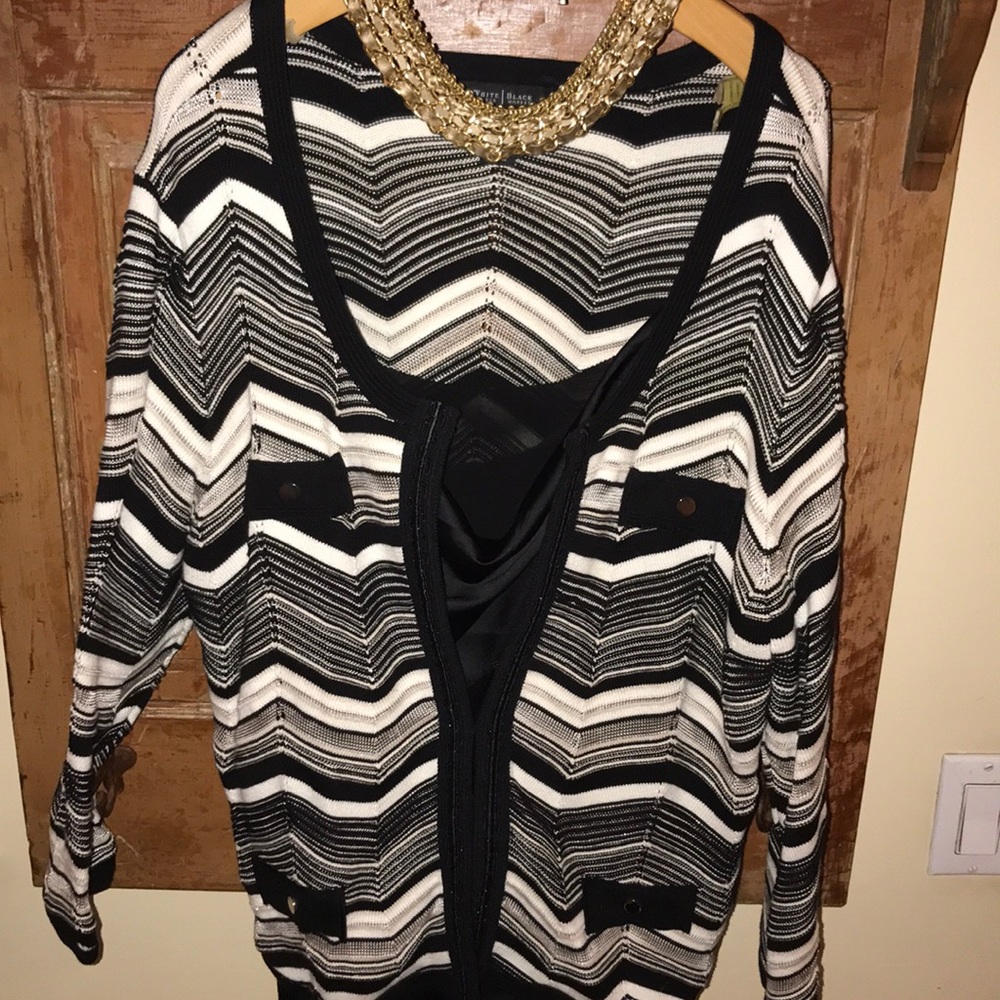 White House Black market sweater jacket